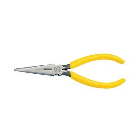 7 3/16 in D203 Long Nose Plier, Side Cutter Plastic Dipped Handle