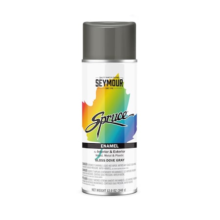 Seymour Spruce Enamel Spray Paint, Dove