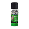 General Purpose Spray Paint, Black, Ultra-Flat, Solvent, 12 Oz