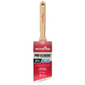 2-1/2" Angle Sash Soft, Black China Bristle, Paint Brush, Sealed Maple Wood Handle