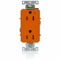 Receptacle Outlet, 15A, Orange, 125V