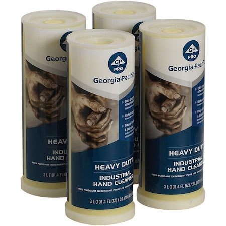 Hand Cleaner, Gel, 3, 000 mL, Heavy Duty, Includes Grit, Citrus, Moisturizing, 4 PK