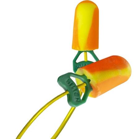 Not Applicable Disposable Foam Earplugs, Bullet Shape, 32 dB, Orange, Yellow, 100 PK