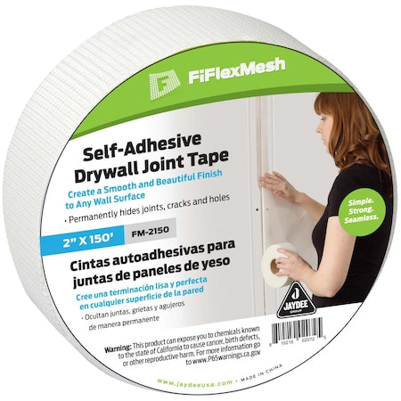 Fgl Mesh Tape,White,2""X150ft,PK4