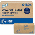 Multifold Paper Towels, 9.2" x 9.4" sheets, White, (250 Sheets/Pack), 16PK