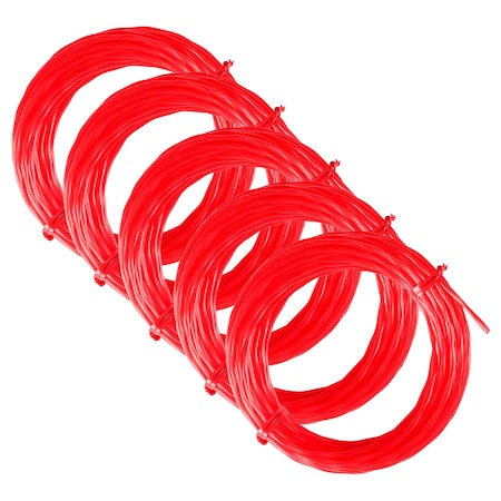 String Trimmer Line, Red, 1/16 in H