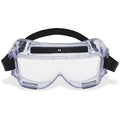 Safety Goggles, Clear Lens, Uncoated, Indirect Vented, Rubber Strap, Centurion Series