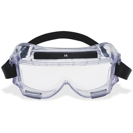 Safety Goggles, Clear Lens, Uncoated, Indirect Vented, Rubber Strap, Centurion Series