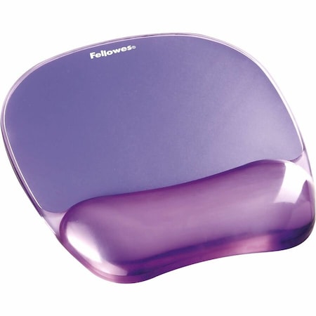 Mousepad w/Wrist Support, Purple