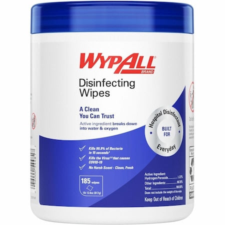 Disinfecting Wipes,185 ct,Canister,PK3