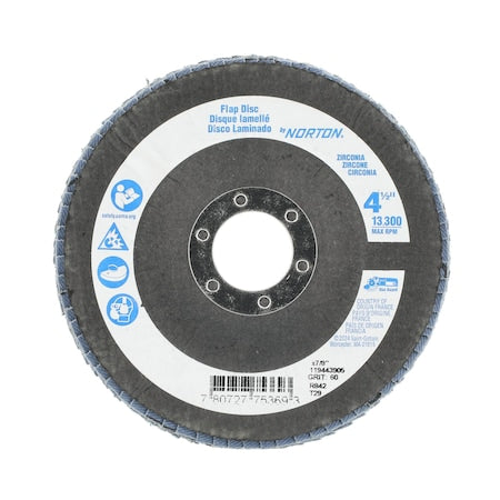 Fiber Disc, 4 1/2 in Dia, 7/8in Arbor