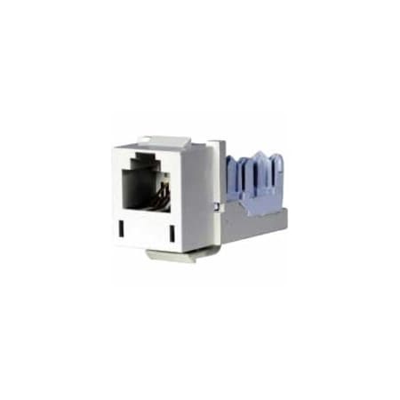 Hubbell Xcelerator Network Connector - 1 Pack - 1 x 110-punchdown Network - Off White
