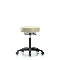 Rutledge Vin Stool without Back - Medium Bench Height with Casters in Adobe White Trailblazer Vin