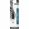 Zebra Pen STEEL 7 Series F Refill Fine Point Ballpoint - Fine Point - Black Ink, PK2