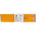 Pencil, Yellow Barrel, Round, PK12