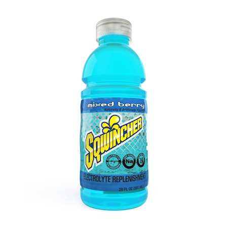 Sports Drink, Regular, 20 oz ready to drink, Mixed Berry, PK24