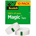 Office Tape, Transparent, 3/4x1000In, PK10