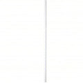 Closet Pole, Steel, White, 1 1/4 in dia.