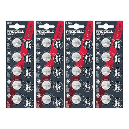 Coin Cell Battery, 165 mAh, PK20