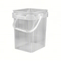 Square Pail, Clear