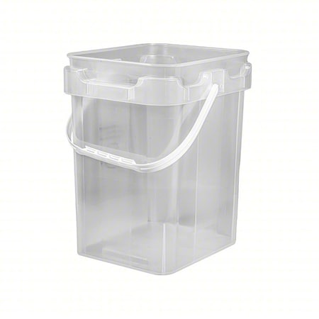 Square Pail, Clear