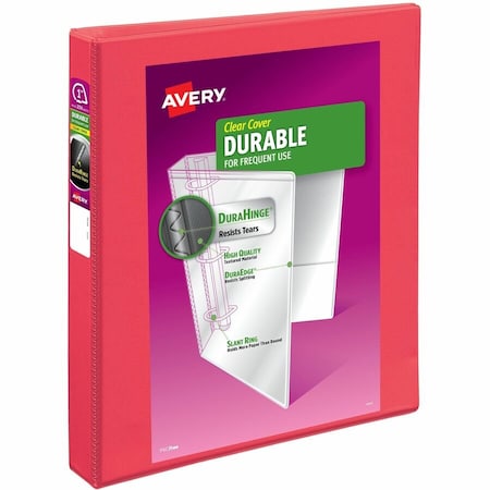 Durable View 3 Ring Binder, 1 in Ring