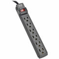 Power Strip, 5-15R, 5-15P, 6 ft., Black