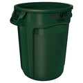 BRUTE Trash Can, Round, 55 gal Capacity, 26 1/2 in W, 33 in H, Green