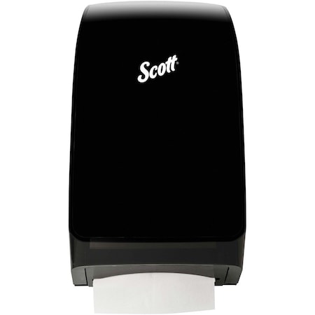 Scottfold Folded Towel Dispenser (39711), Black, 10.66" x 5.48" x 18.79" (Qty 1)