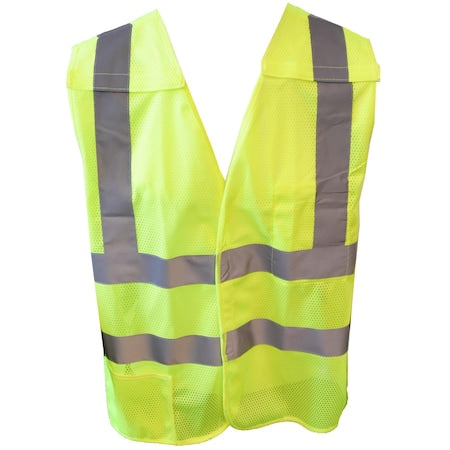 Breakaway Safety Vest, 5 Pt, Class 2, Xl