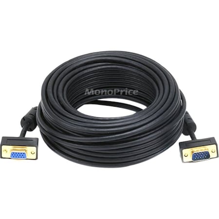 A/V Cable, Ultra Slim SVGA M/F, 50Ft