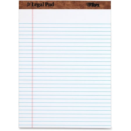 Legal Pad, Brown, White