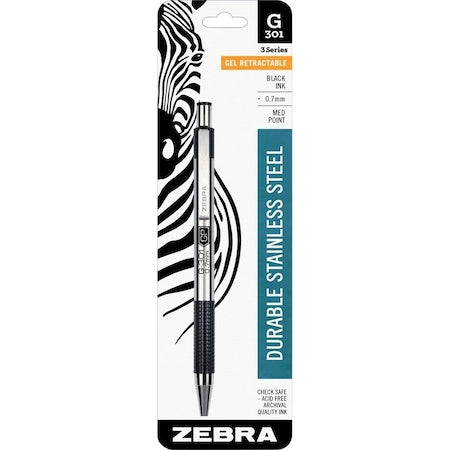 Pen, Gel, G-301, Rt, 0.7Mm, Bk