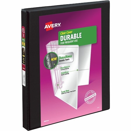 Durable View 3 Ring Binder, 0.5 in Ring