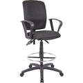 Multi-Function Fabric Drafting Stool W/ Loop Arms