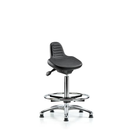 Poly Sit-Stand, Chrome, CF