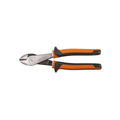 Diagonal Cutting Pliers, Insulated, Angled Head, 8-Inch