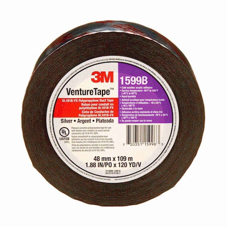 Duct Tape, Silver, 120 yd L, 1-7/8 in W