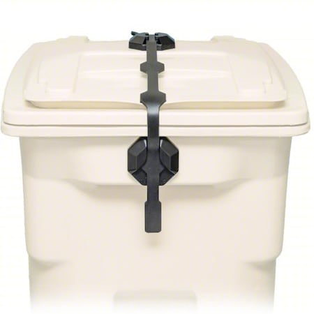 Lid Lock, 47 1/8", EPDM Rubber, Black