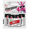 Energizer Max C Alkaline Battery, 1.5V DC, PK4