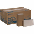 Pacific Blue Basic Single Fold Paper Towels, 1 Ply, 250 Sheets, Brown, 16 PK