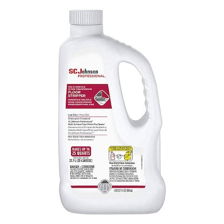 Floor Stripper, Liquid, 1 qt, Bottle, PK6