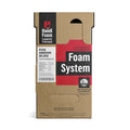 Spray Foam Sealant Kit, Straw Application Method 4 lb, Two Cylinders, Cream, 0.04375 Expansion Ratio