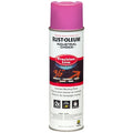 Inverted Marking Paint, 17 oz., Safety Purple, Water -Based