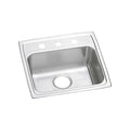 Bowl Drop-In Sink,19.5""x19""x4"",Gray
