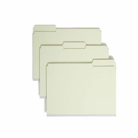 File Folders, Gray/Green, PK25