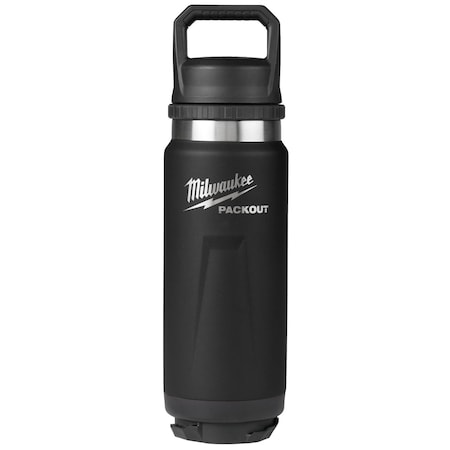 Insulated Bottle, SS, 24 oz CAP, Black