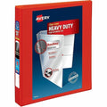 Heavy-Duty View 3 Ring Binder, 1 In Ring