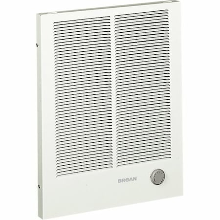 Recessed Electric Wall-Mount Heater, Recessed or Surface, 1125/2250, 1500/3000 W, 208/240V AC