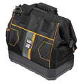 Tool Bag, Black/Orange, 1680d Ballistic Weave Body; Hard Molded Polypropylene Bottom, 28 Pockets